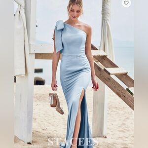 Dusty Blue Formal/ Bridesmaid Dress